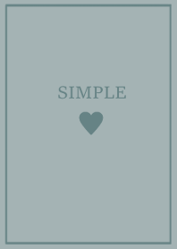 SIMPLE HEART /dusty green