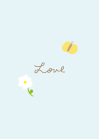 White flower and butterfly2