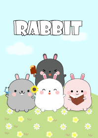 Love Cute Fat Rabbit Theme