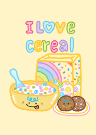I love cereal  ( yellow )