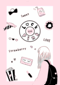 Lock on pink