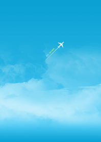 飛機：旅行 (晴空藍)