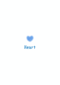 Watercolor Heart *Blue*