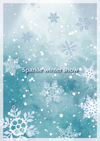 Sparkle winter snow