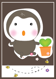 Simple cute penguin theme v.4
