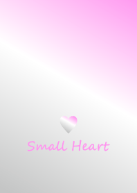 Small Heart *Silver+Pink*