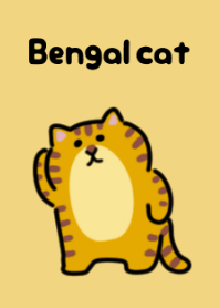 Cute Bengal cat theme