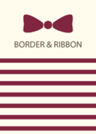 BORDER & RIBBON -WINE-