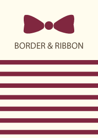 BORDER & RIBBON -WINE-