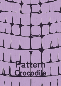 Pattern Crocodile Pale crocus