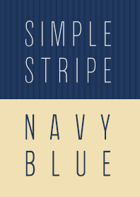 SIMPLE STRIPE NAVY BLUE