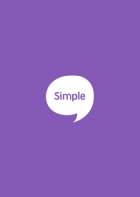 The Simple Speech bubble Purple No.2-01