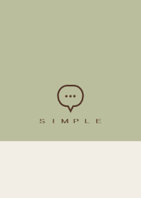 SIMPLE(beige green)V.1382b