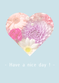 Flowers and hearts. Colorful -8-