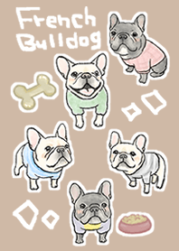 เฟรนช์บูลด็อกสุดน่ารัก.