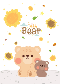 Teddy Bear Sunflower Day Lover