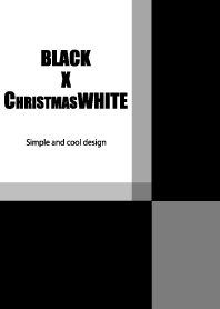 BLACK X CHRISTMAS WHITE