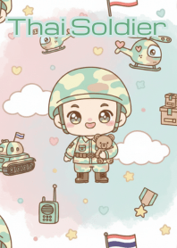 Cute Thai Chibi Soldier