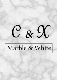 C&X-Marble&White-Initial