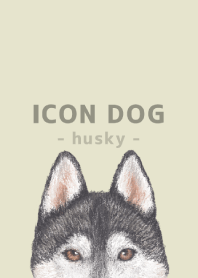ICON DOG - siberian husky - PASTEL YE/05