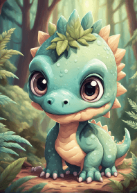 Cute little dinosaur v.1
