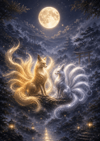 Golden Nine Tail and Silver Eight Tail