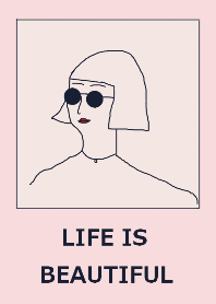 LIFE IS BEAUTIFUL #black pink