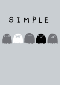 Theme of a dull monotone obake