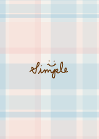 Check patterns Blue smile2 from Japan