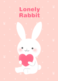 Lonely Rabbit (Hearts and flowers) 