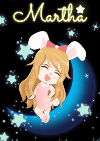 Martha - Bunny girl on Blue Moon