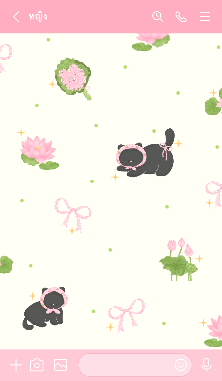 Pink lotus kitty lover รูปที่ 2