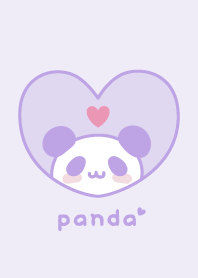 Panda Heart [Purple]