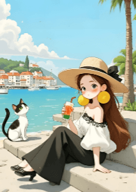 Cute Girl on the Beach V.4