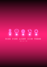 ROSE PINK LIGHT ICON THEME -MEKYM-
