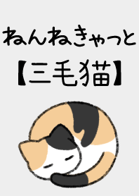 ねんねきゃっと【三毛猫】