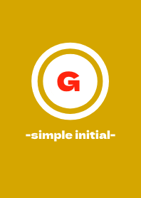simple initial-G- THEME 71