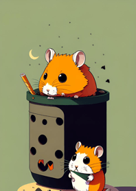 Halloween Hamster b99619