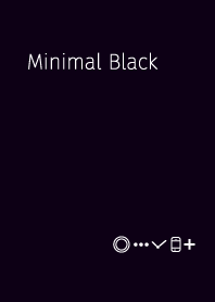 Minimal Black
