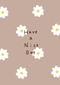 Daisy and beige. Have a nice day!