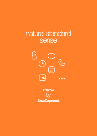 natural standard sense -orange-
