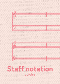Staff notation Clr ver_Pink02