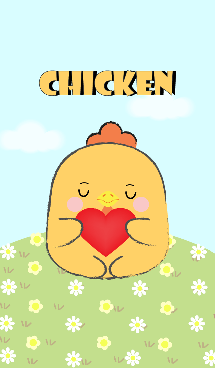 I Love Cute Fat Chicken