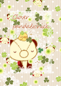 A clover, much, panda and chick