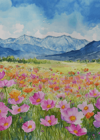 Flowers are happiness theme