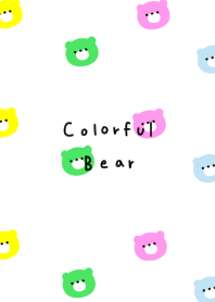 Full of colorful bears.