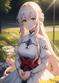 Comfortable sunny day-cute girl 44EECE