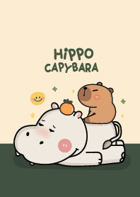 ฮิปโป & คาปิบาร่าเองน่ารัก : มิดไนท์กรีน