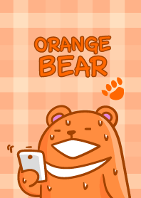 Orange bear