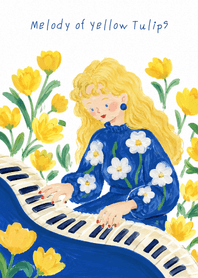 Melody of Yellow Tulips